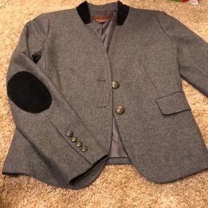 Hive and Honey Blazer Grey wool